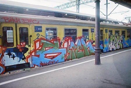 Graffiti Train - Photo by polandtrains