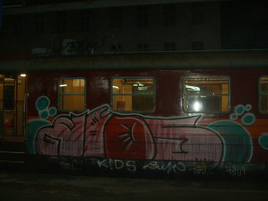 Graffiti Train - Photo by polandtrains