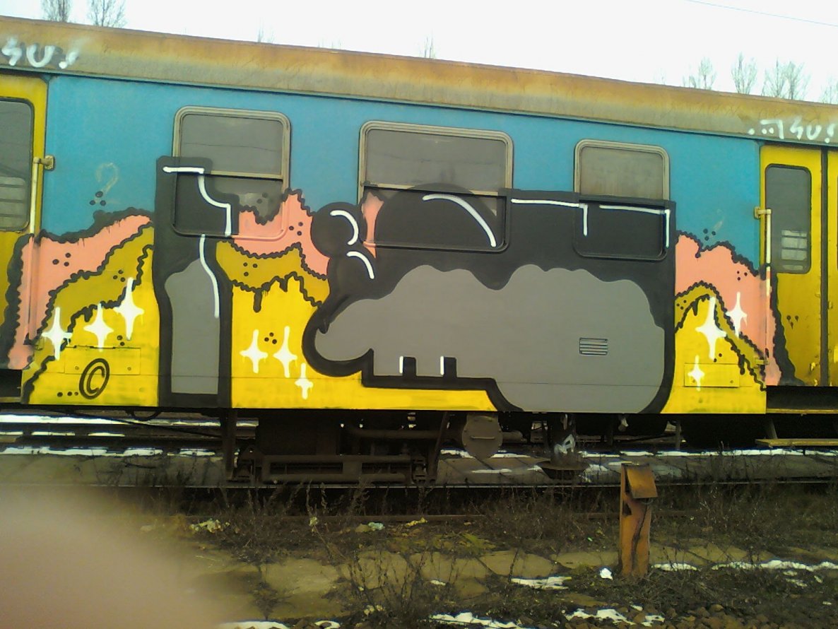 Graffiti Train - Photo by polandtrains