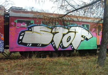 Graffiti Train - Photo by polandtrains