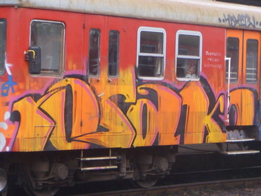 Graffiti Train - Photo by polandtrains