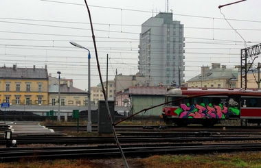 Graffiti Train - Photo by polandtrains