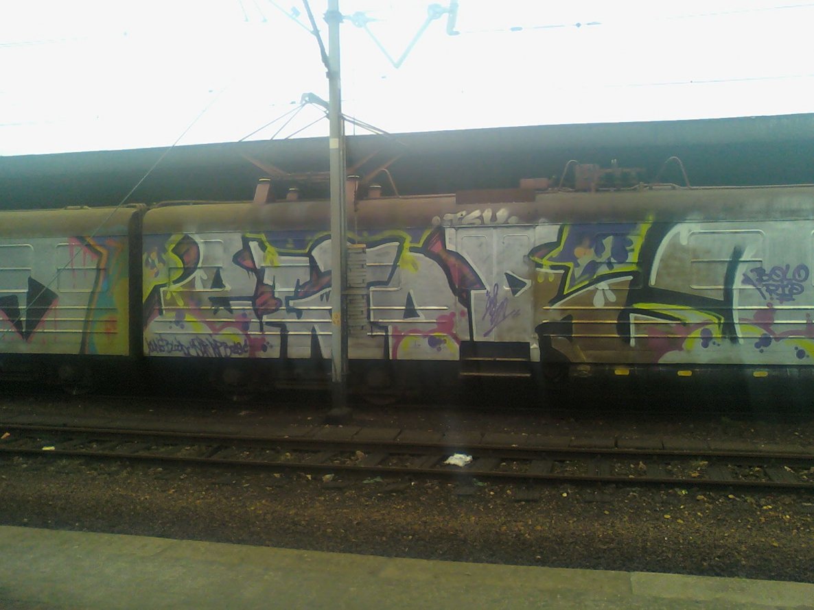 Graffiti Train - Photo by polandtrains