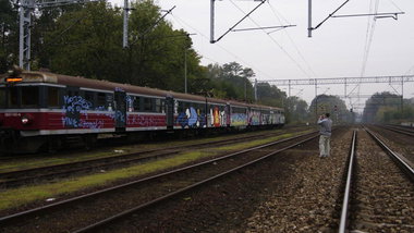 Graffiti Train - Photo by polandtrains