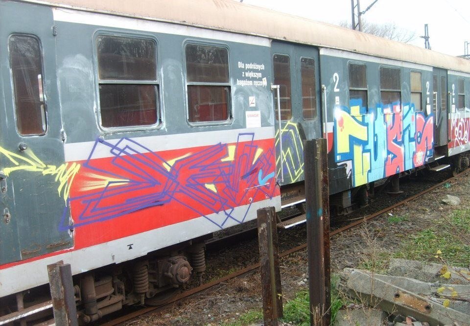Graffiti Train - Photo by polandtrains