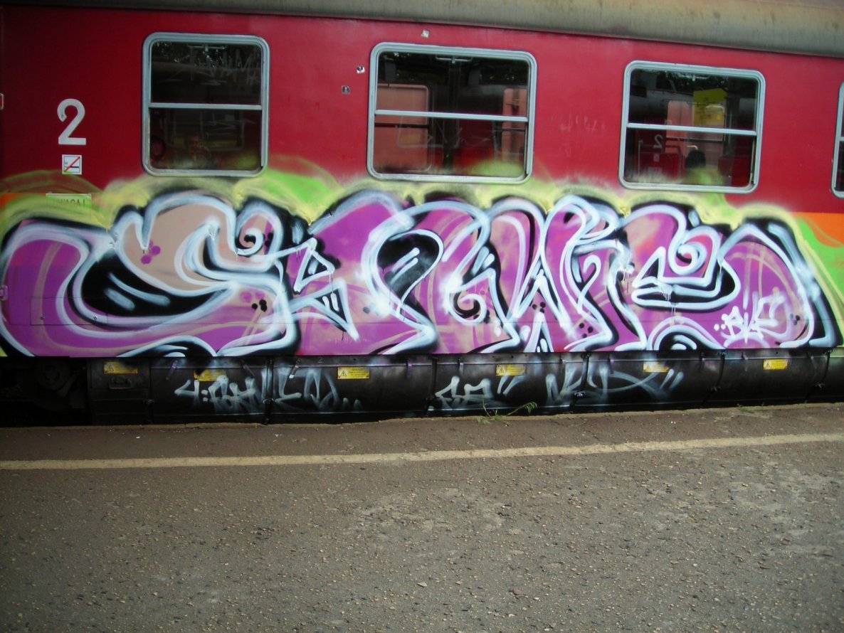 Graffiti Train - Photo by polandtrains