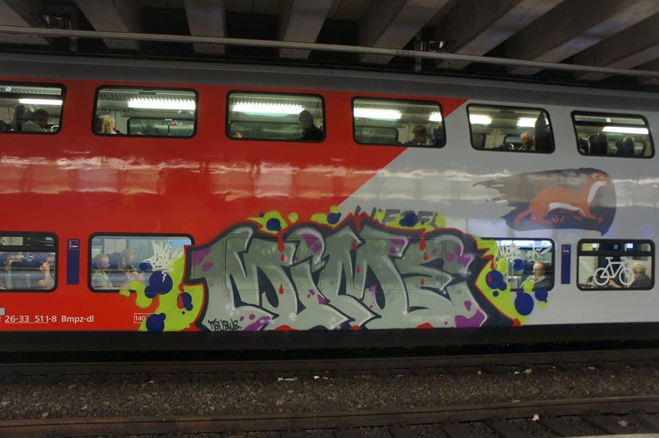 Graffiti Train - Photo by polandtrains