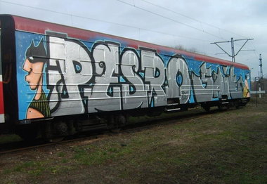 Graffiti Train - Photo by polandtrains