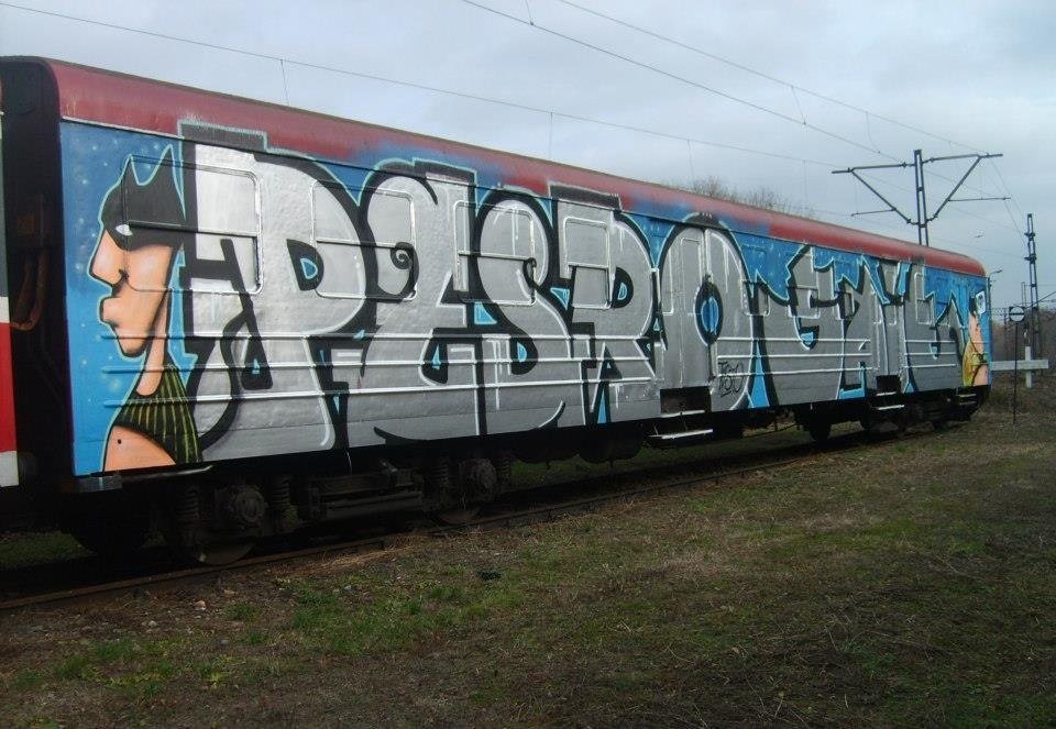Graffiti Train - Photo by polandtrains