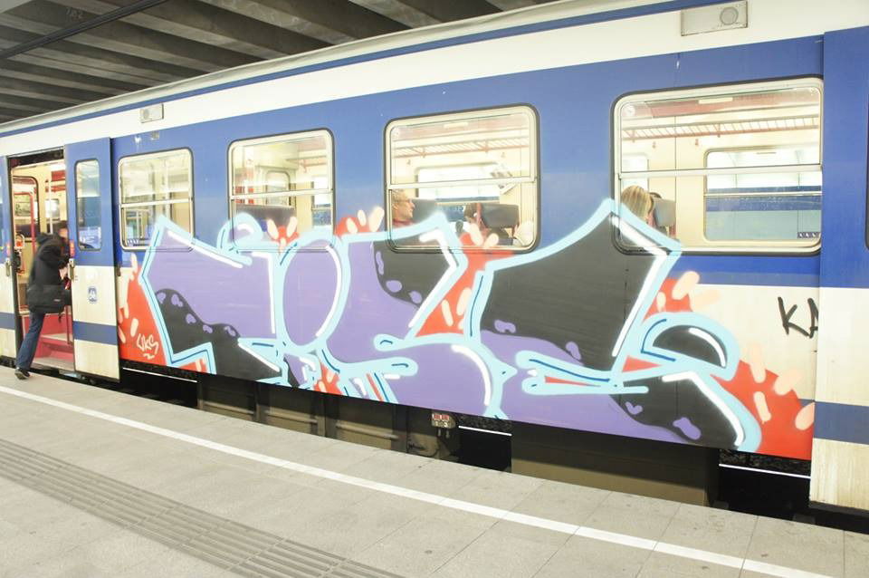 Graffiti Train - Photo by polandtrains