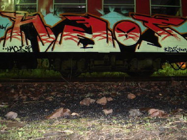 Graffiti Train - Photo by polandtrains