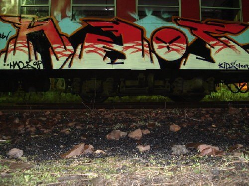 Graffiti Train - Photo by polandtrains