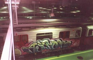 Graffiti Train - Photo by polandtrains