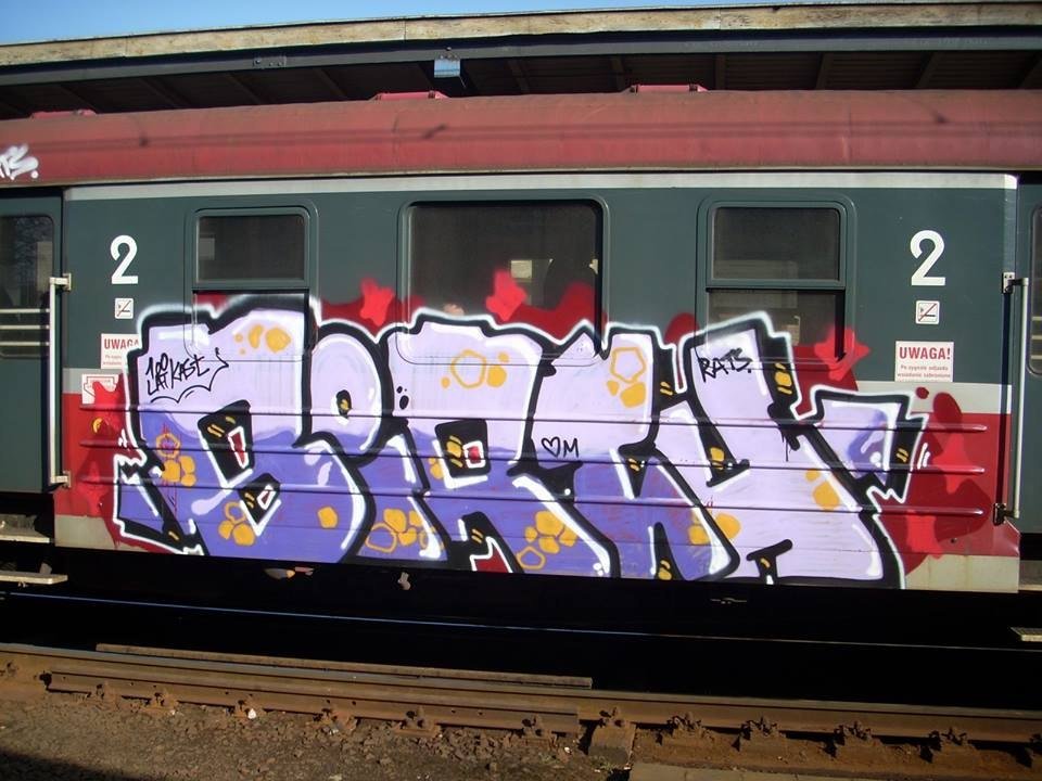 Graffiti Train - Photo by polandtrains
