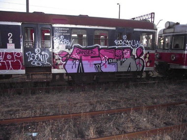 Graffiti Train - Photo by polandtrains
