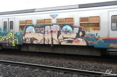 Graffiti Train - Photo by polandtrains