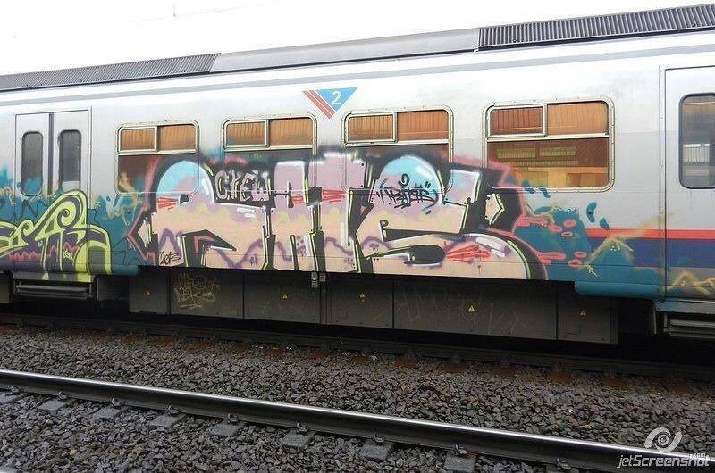 Graffiti Train - Photo by polandtrains