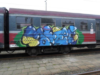 Graffiti Train - Photo by polandtrains