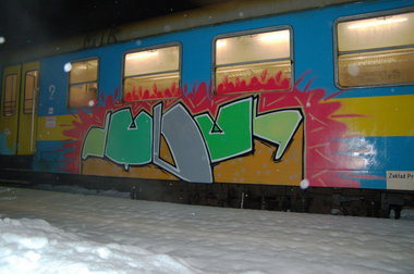 Graffiti Train - Photo by polandtrains