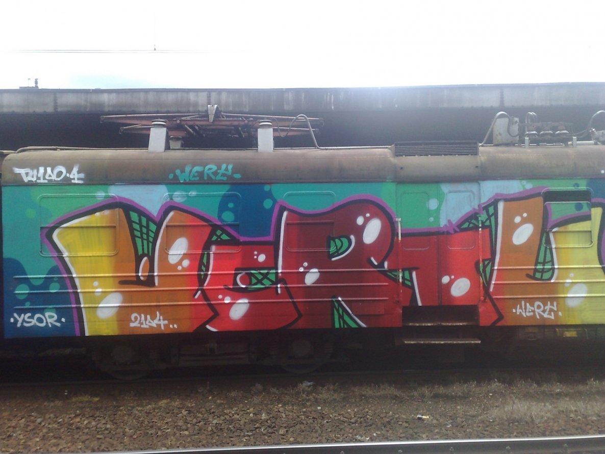 Graffiti Train - Photo by polandtrains
