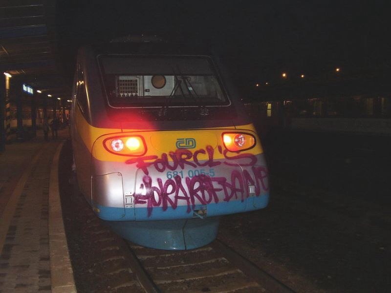 Graffiti Train - Photo by polandtrains