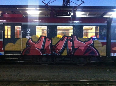 Graffiti Train - Photo by polandtrains