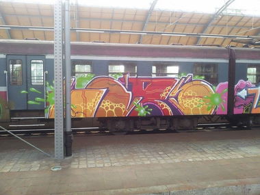 Graffiti Train - Photo by polandtrains