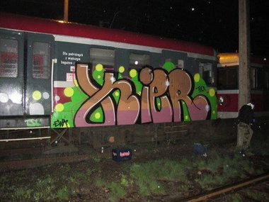 Graffiti Train - Photo by polandtrains