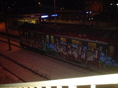 Graffiti Train - Photo by polandtrains