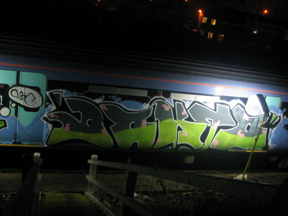 Graffiti Train - Photo by polandtrains