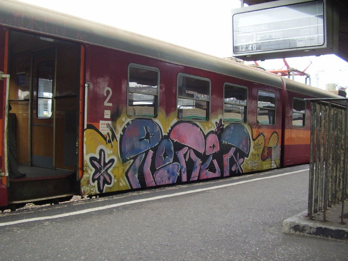 Graffiti Train - Photo by polandtrains