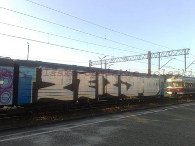 Graffiti Train - Photo by polandtrains