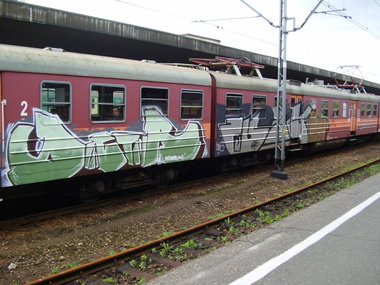 Graffiti Train - Photo by polandtrains