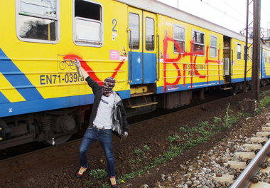 Graffiti Train - Photo by polandtrains
