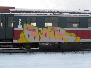 Graffiti Train - Photo by polandtrains