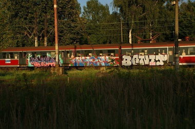 Graffiti Train - Photo by polandtrains