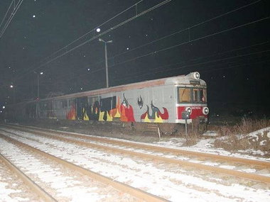 Graffiti Train - Photo by polandtrains