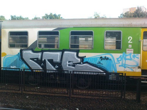 Graffiti Train - Photo by polandtrains