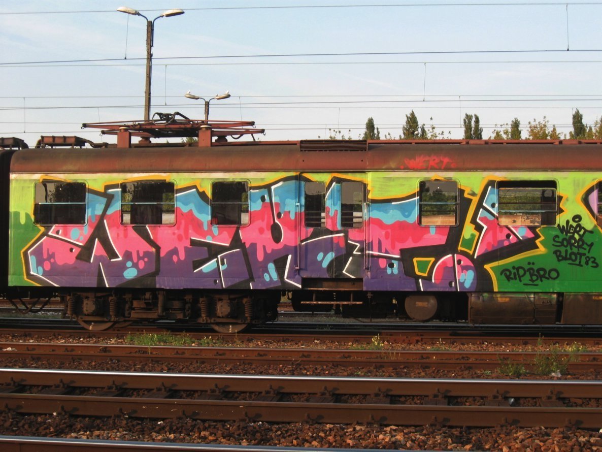 Graffiti Train - Photo by polandtrains