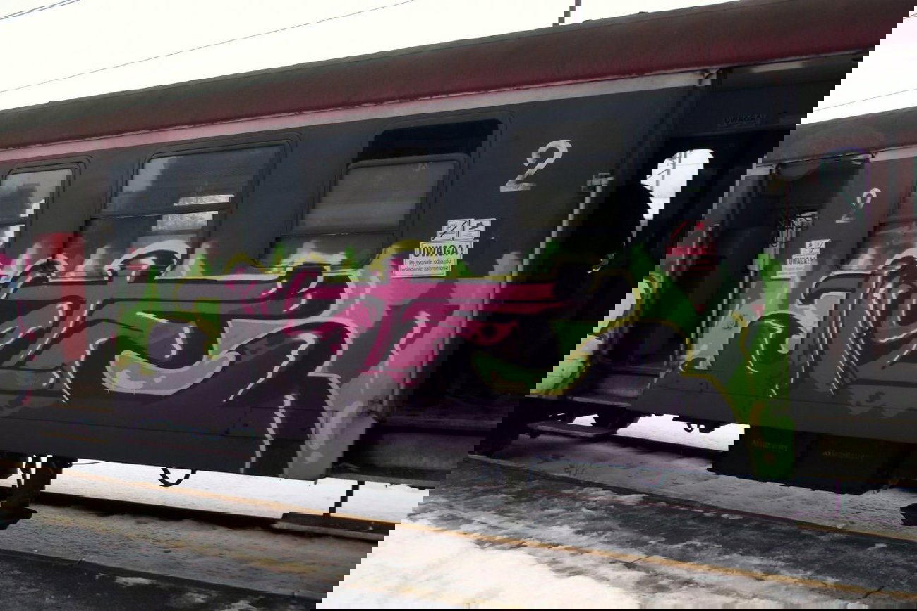 Graffiti Train - Photo by polandtrains