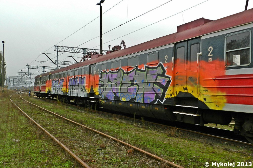 Graffiti Train - Photo by polandtrains