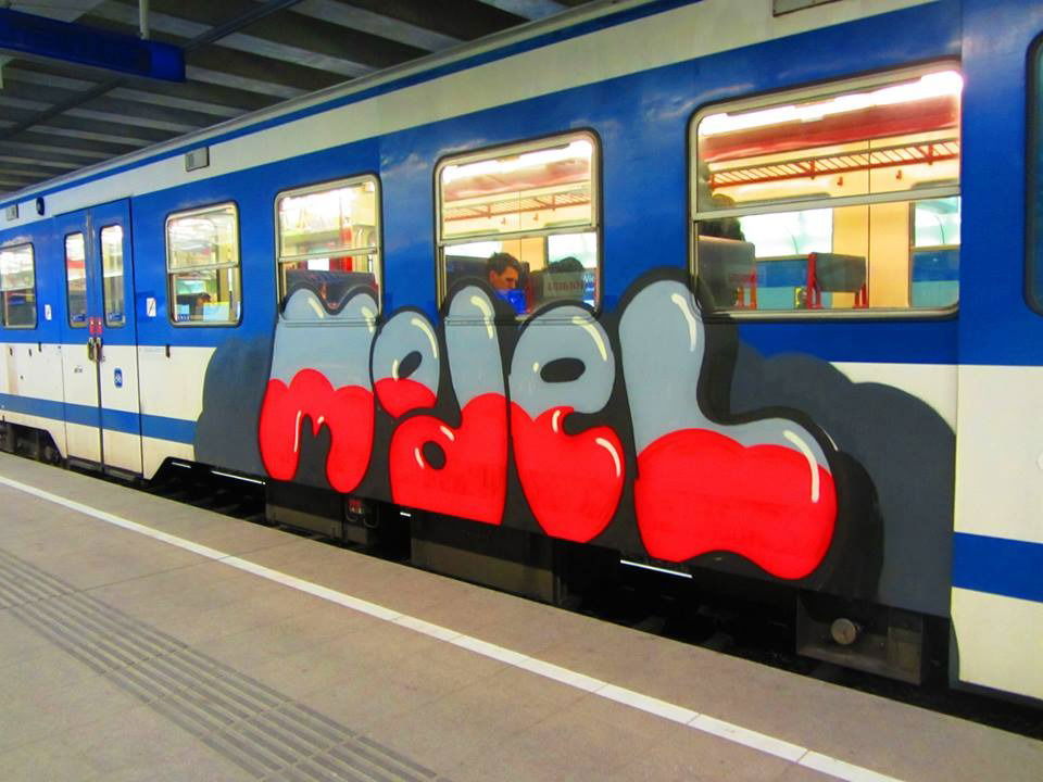 Graffiti Train - Photo by polandtrains