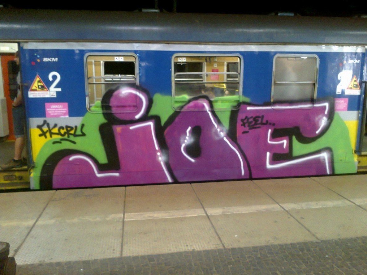 Graffiti Train - Photo by polandtrains