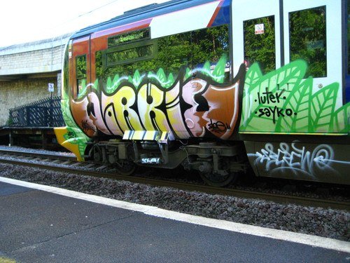 Graffiti Wall - Photo by polandtrains