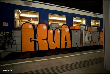 Graffiti Train - Photo by polandtrains