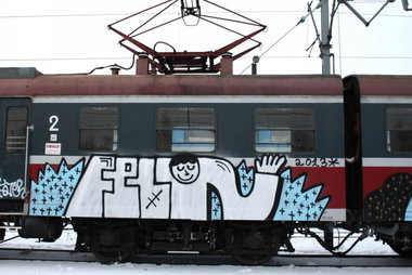Graffiti Train - Photo by polandtrains