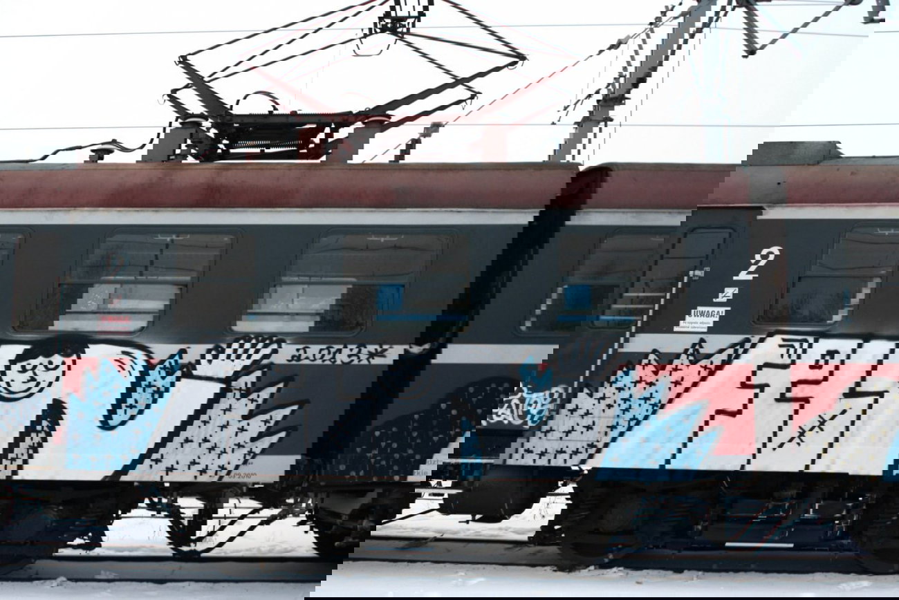 Graffiti Train - Photo by polandtrains