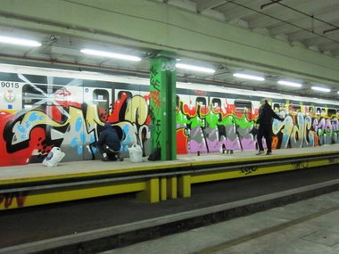 Graffiti Train - Photo by polandtrains