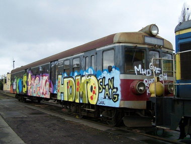 Graffiti Train - Photo by polandtrains