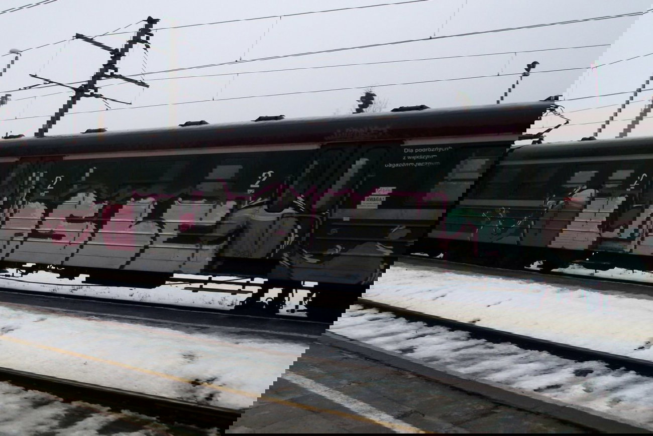 Graffiti Train - Photo by polandtrains